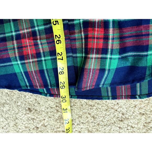 Women's Button Front Colorful Plaid Vineyard Vines Shirt 2 - Picture 6 of 7